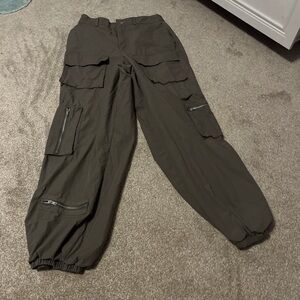dark green cargo pants